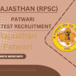 Rajasthan Public Service Commission (RPSC) Patwari Recruitment Advertisement.